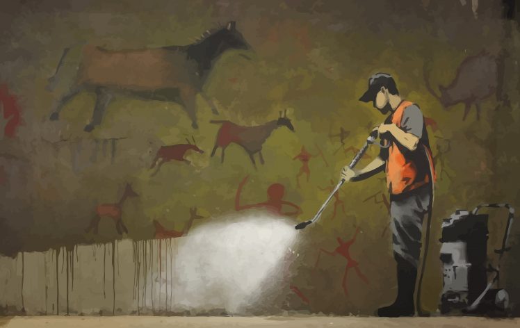 street art, Banksy, Graffiti HD Wallpaper Desktop Background