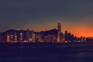 city, Hong Kong, Skyline