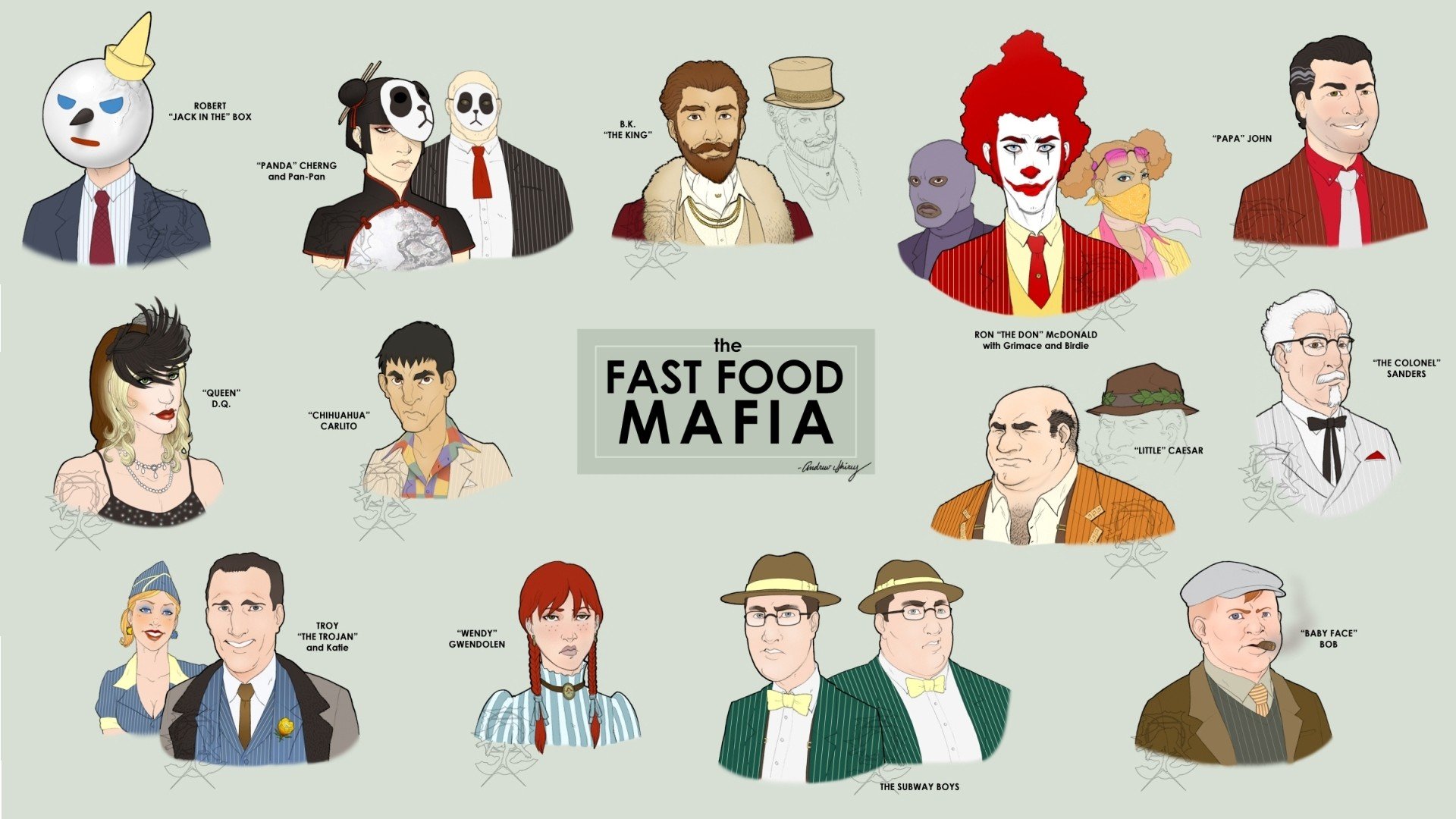 McDonalds, KFC, Sushi, Food, Fast food Wallpaper