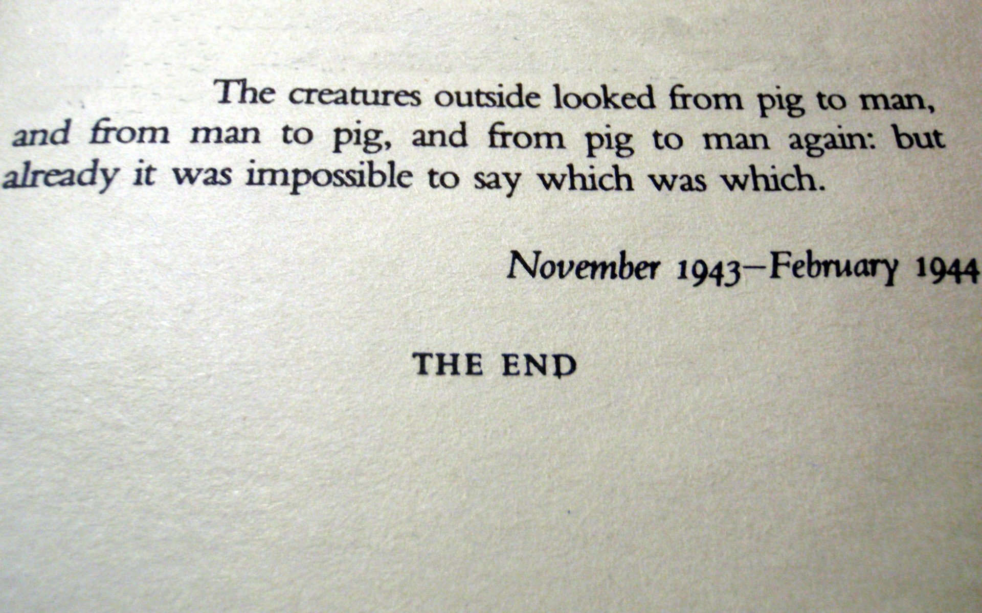 George Orwell, Text, Animal Farm, Quote, Books Wallpaper
