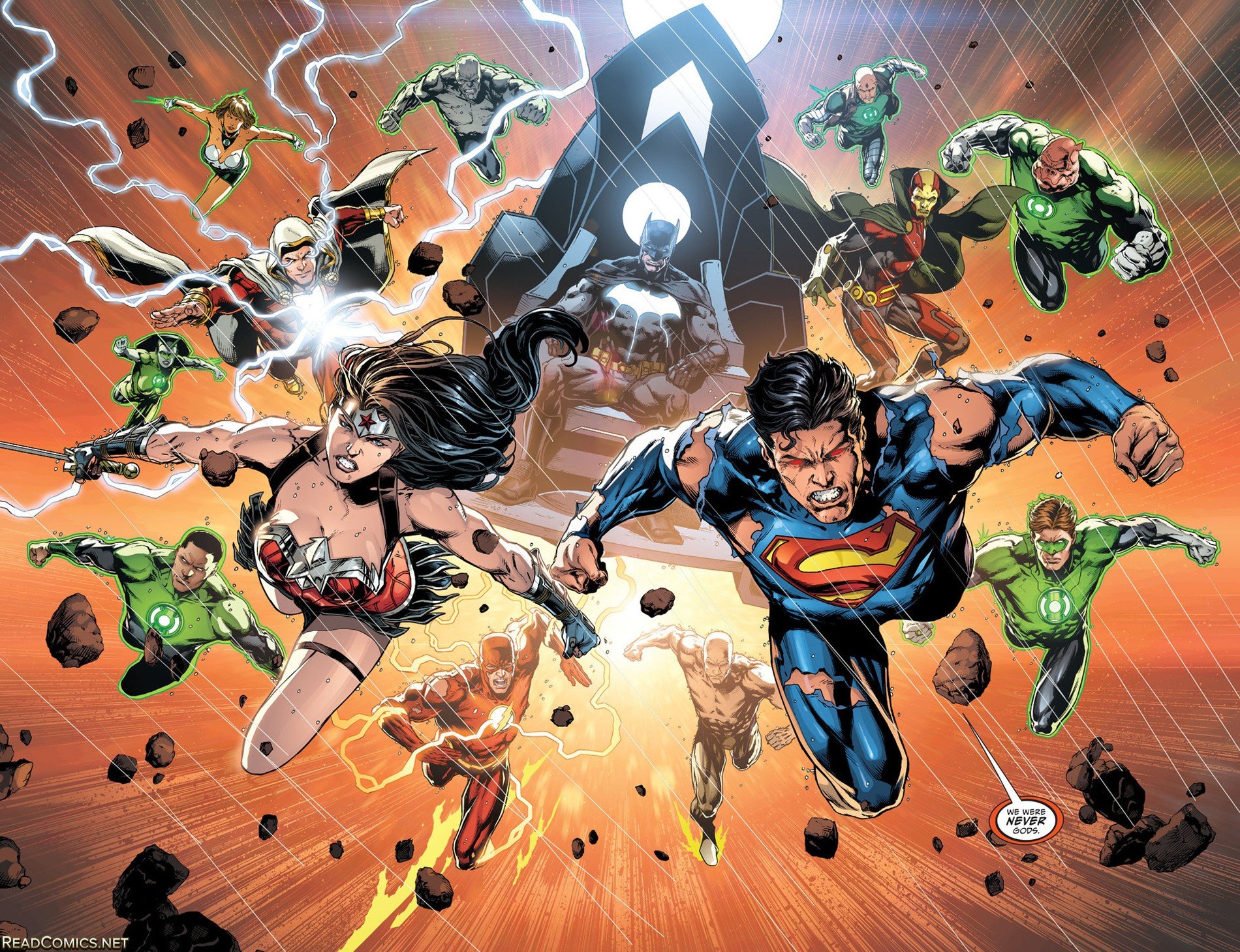 Wonder Woman, Justice League, Superman, Batman Wallpaper
