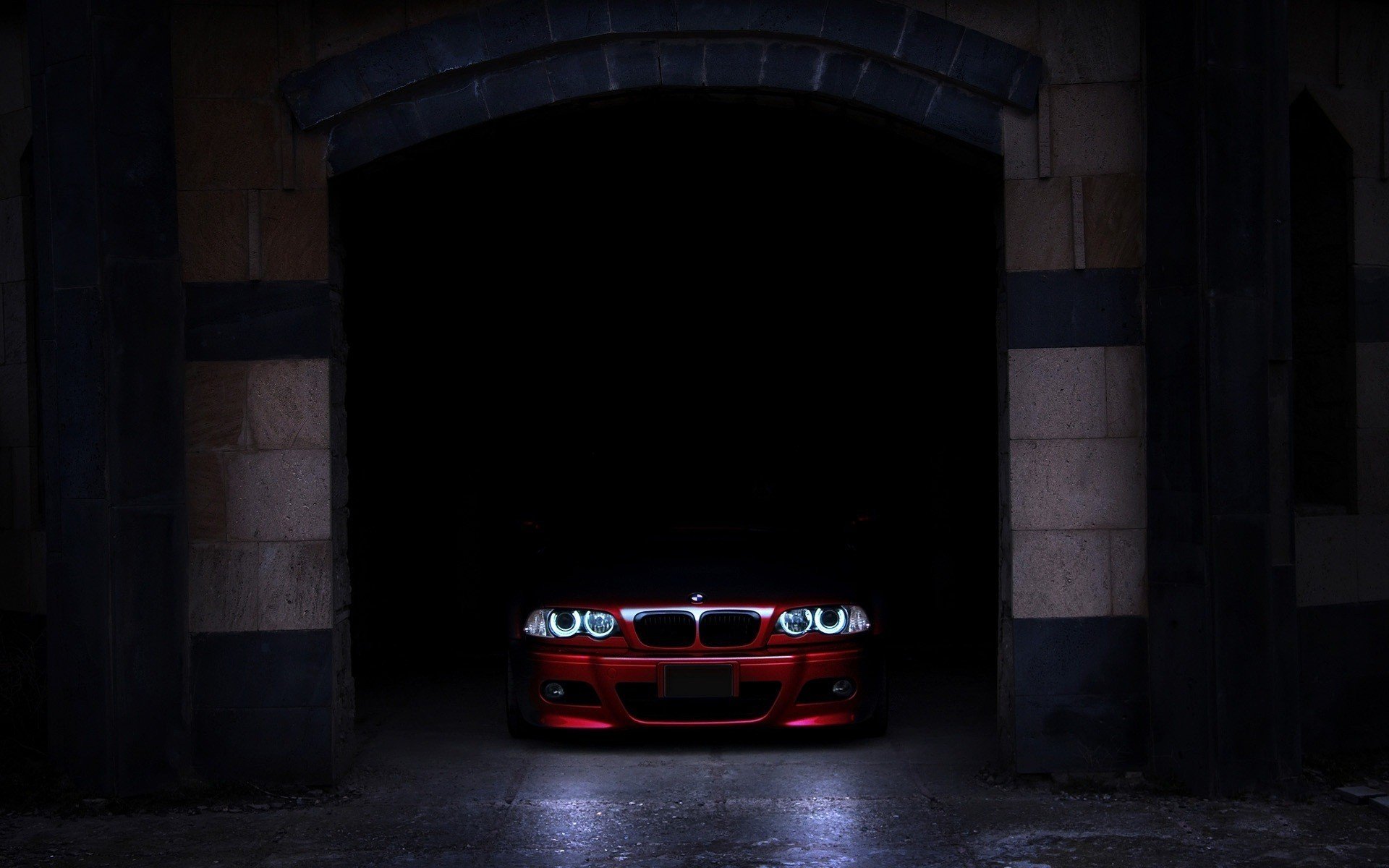 BMW E46, Shadow, Angel Eyes Wallpaper
