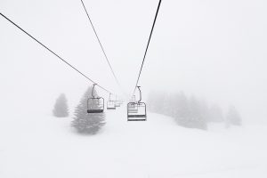 snow, Ski lift