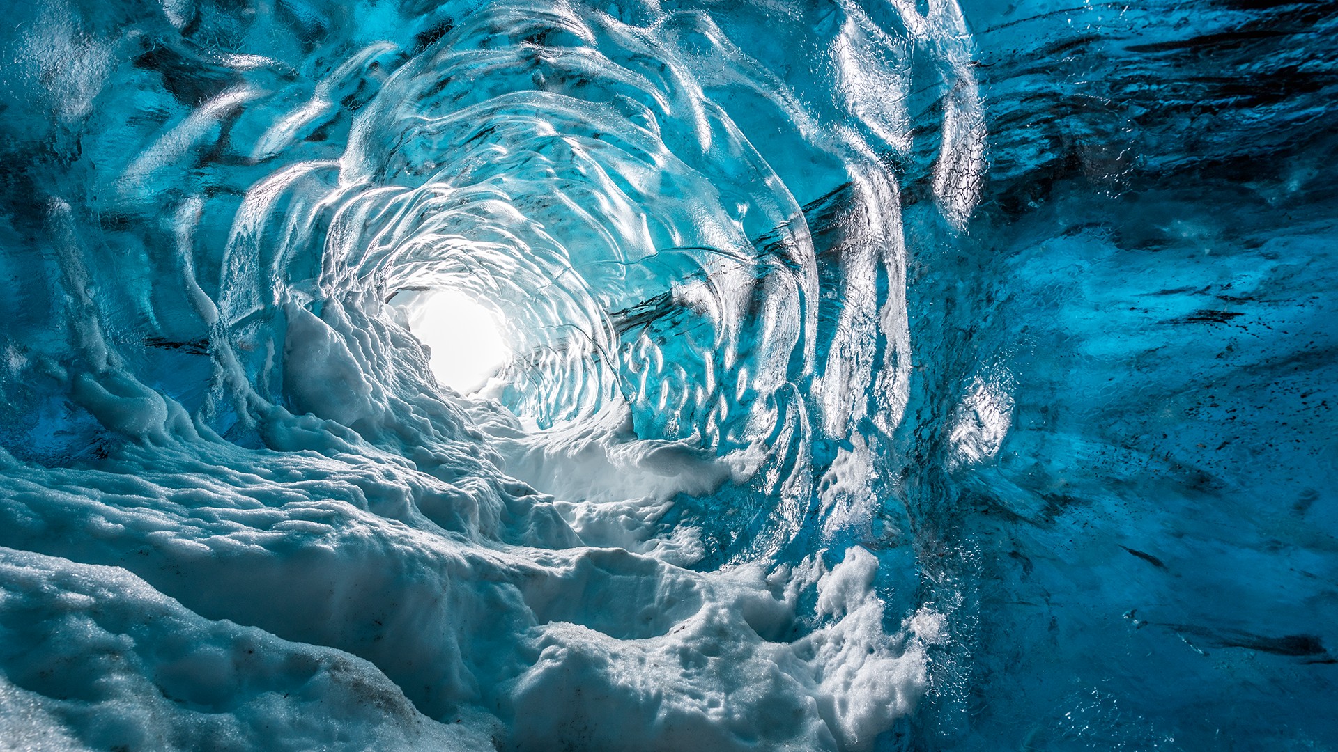 ice, Cave, Glaciers Wallpaper