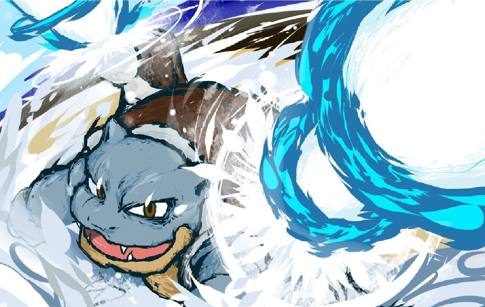 Blastoise, Charizard, Pokémon Wallpaper