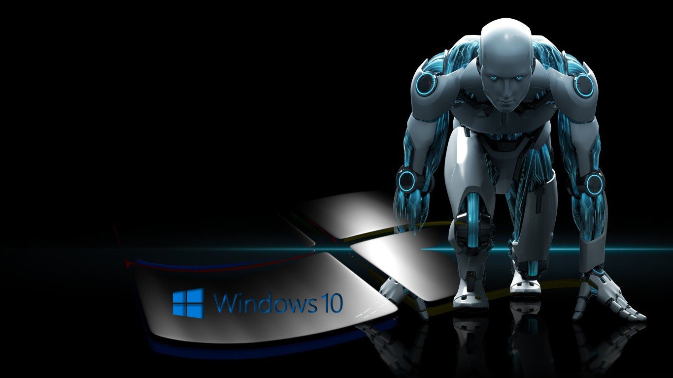 Microsoft Windows, Windows 10, Androids, Robot Wallpapers HD / Desktop