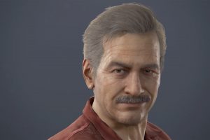 Uncharted 4: A Thiefs End, PlayStation 4, Gray hair, Old