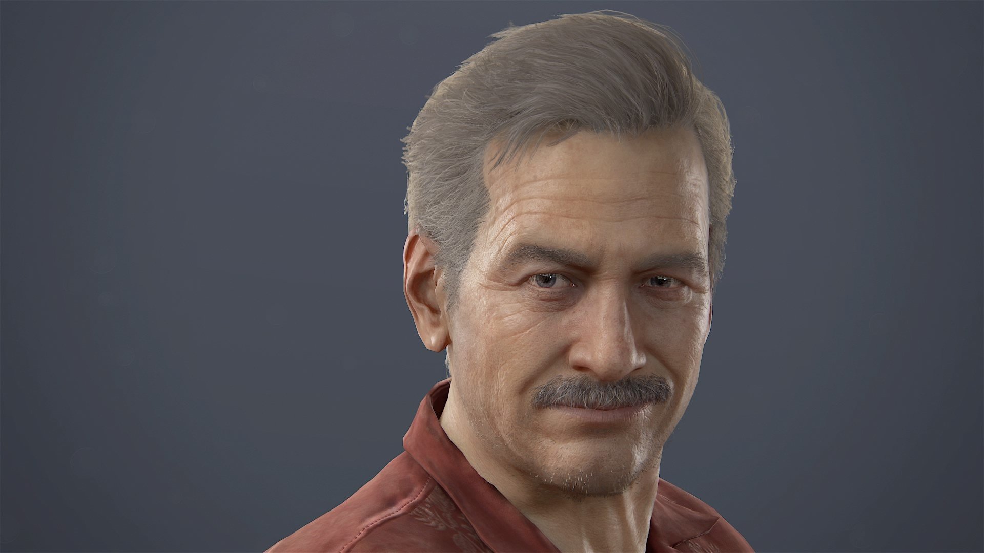 Uncharted 4: A Thiefs End, PlayStation 4, Gray hair, Old Wallpaper