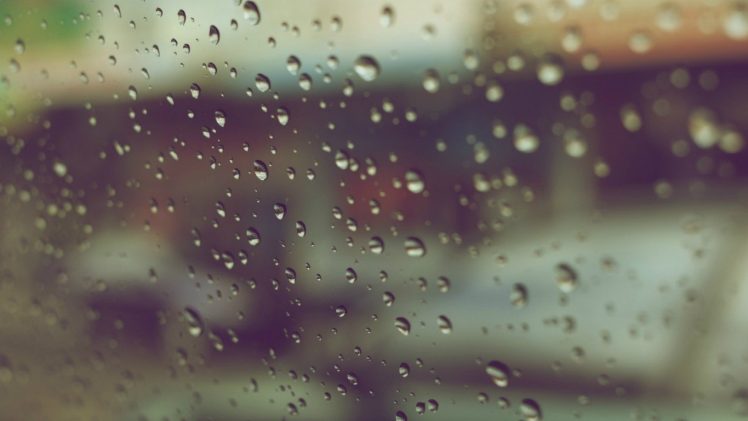 rain, Glass HD Wallpaper Desktop Background