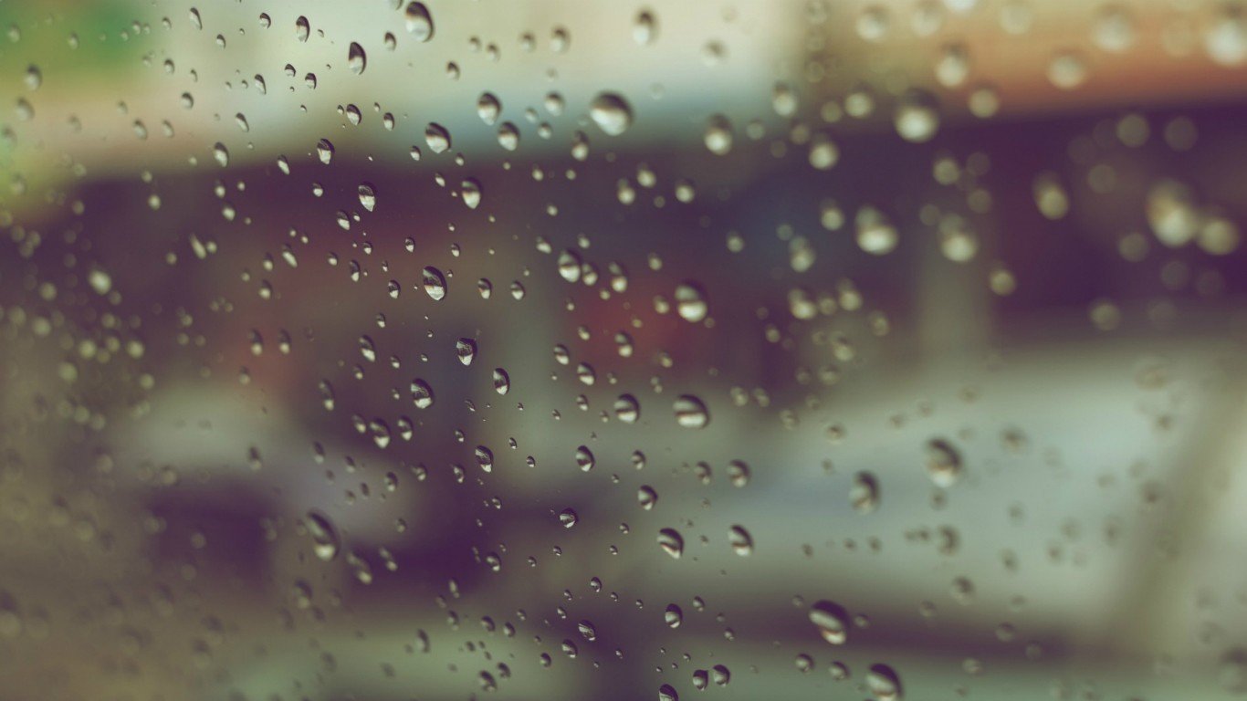 rain, Glass Wallpaper