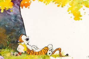 Calvin and Hobbes, Trees, Fall, Rest