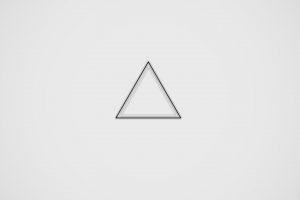minimalism, Geometry, Triangle, Black, White, Gray