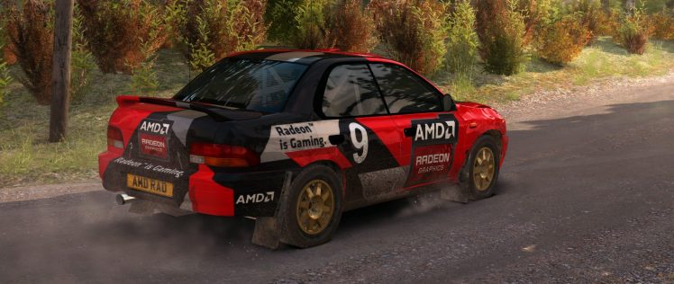 DiRT Rally, AMD, Subaru HD Wallpaper Desktop Background