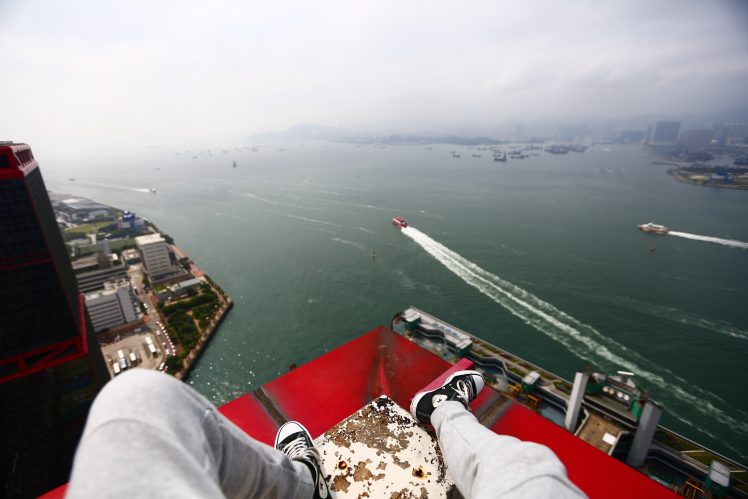 rooftops, Hong Kong, Converse, City HD Wallpaper Desktop Background