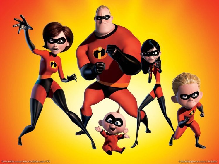 The Incredibles, Disney Pixar HD Wallpaper Desktop Background