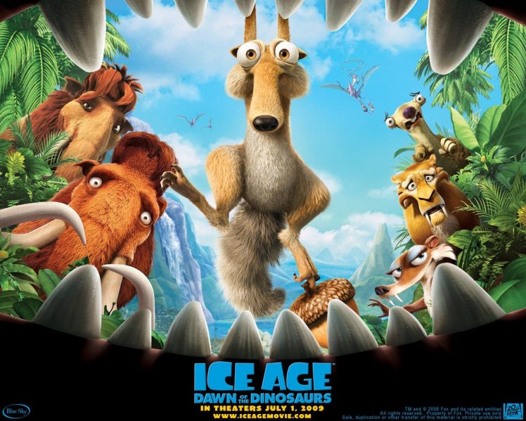 Ice Age: Dawn of the Dinosaurs, Ice Age HD Wallpaper Desktop Background