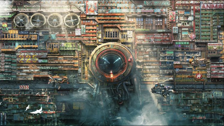Toshio Hatanaka, Science fiction HD Wallpaper Desktop Background