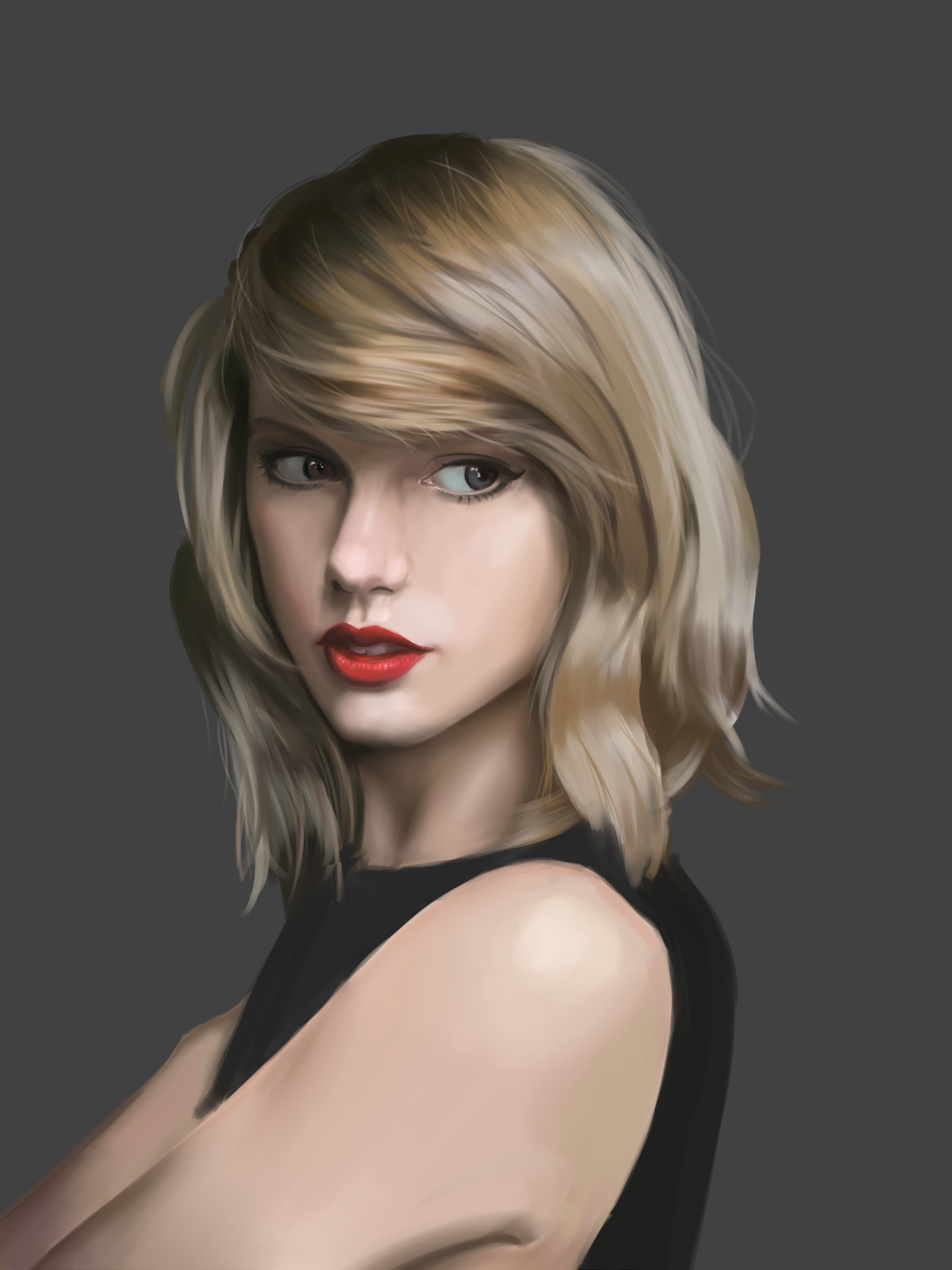 short hair, Blonde, Taylor Swift Wallpaper