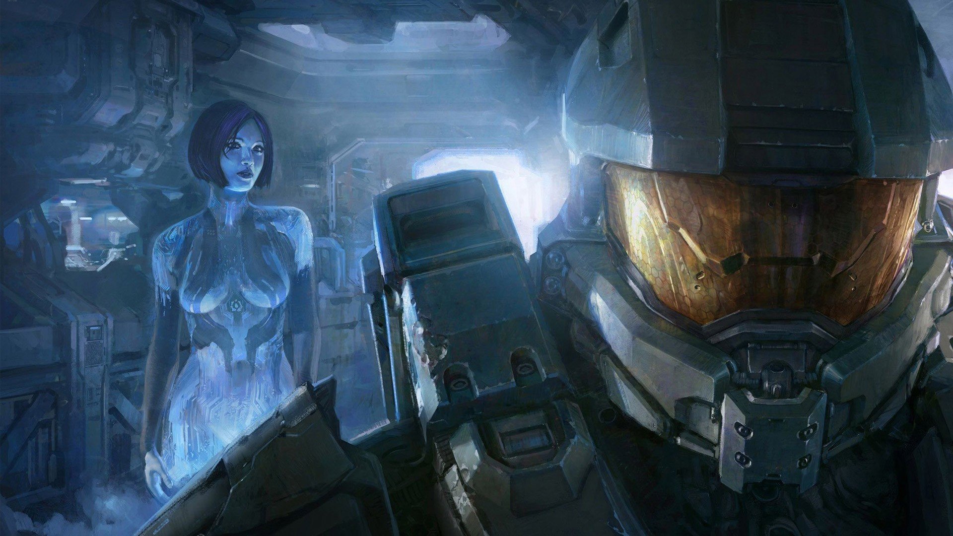 Master Chief, Cortana, Halo Wallpaper
