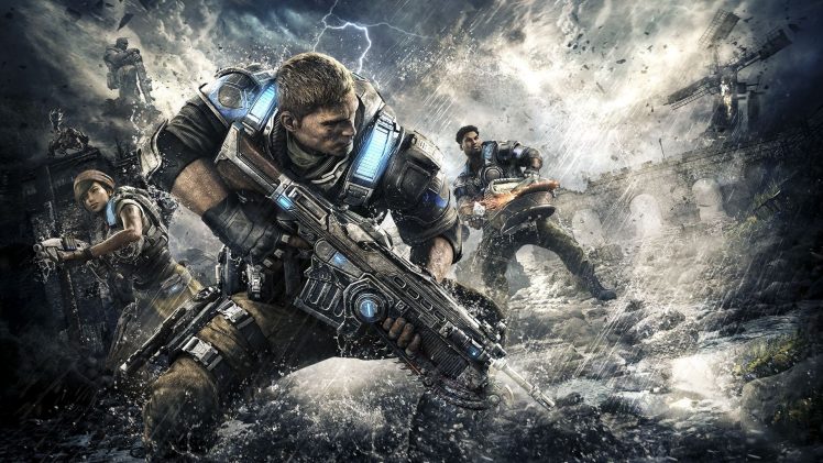 video games, Gears of War 4 HD Wallpaper Desktop Background