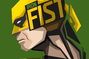 superhero, Iron Fist, Marvel Comics, Green background