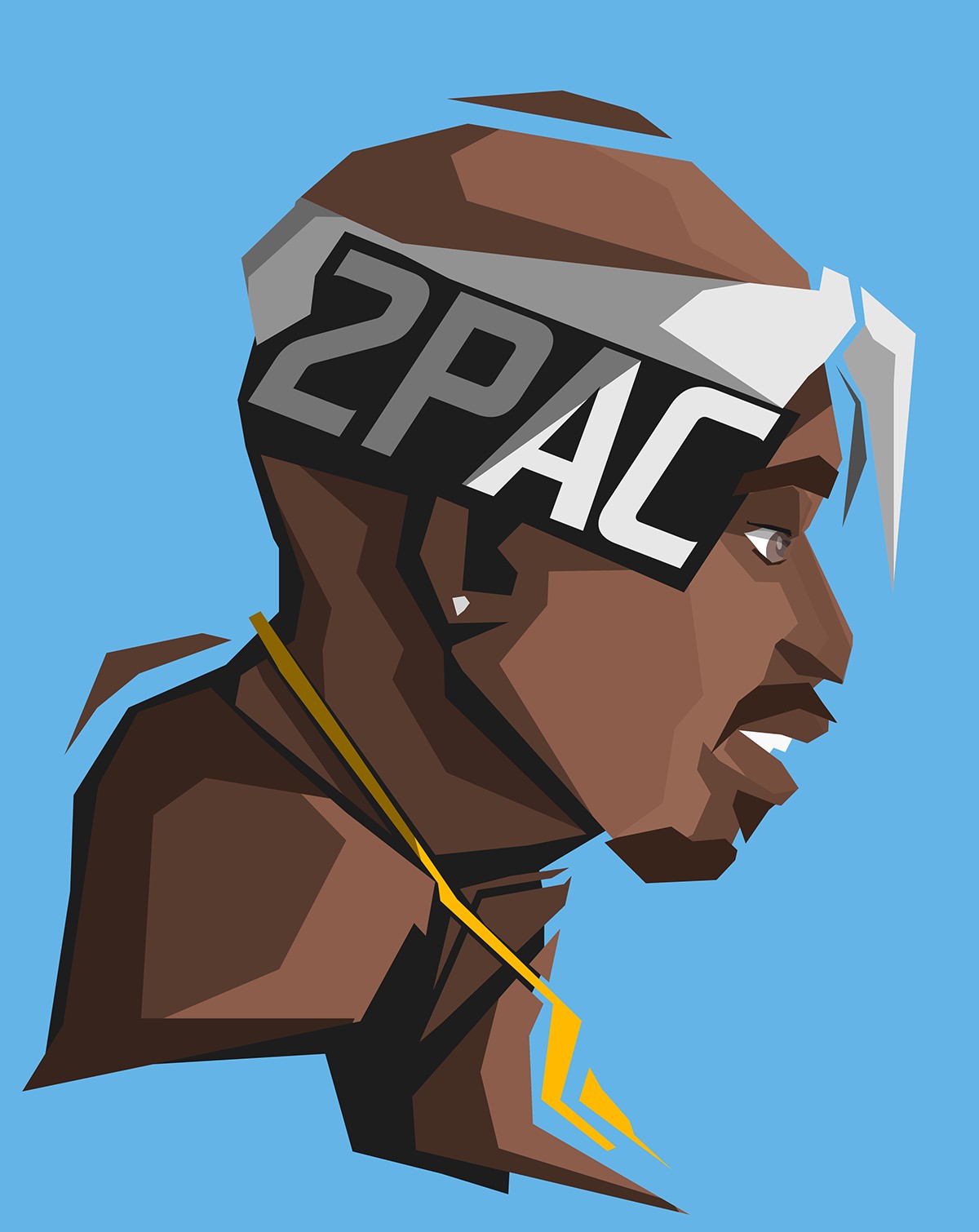 2Pac, Painting Wallpaper