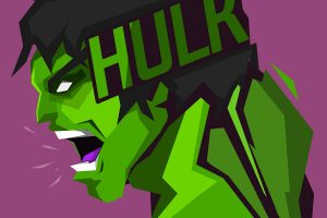 Marvel Heroes, Hulk, Marvel Comics, Purple, Purple background, Green