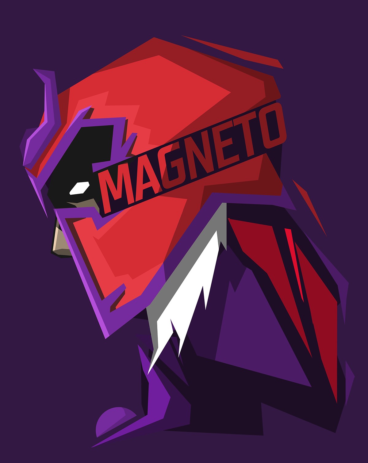 Magneto, Marvel Heroes, Marvel Comics, Purple, Purple background Wallpaper