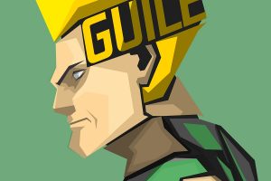 Guile (character), Street Fighter, Video games, Capcom, Green background