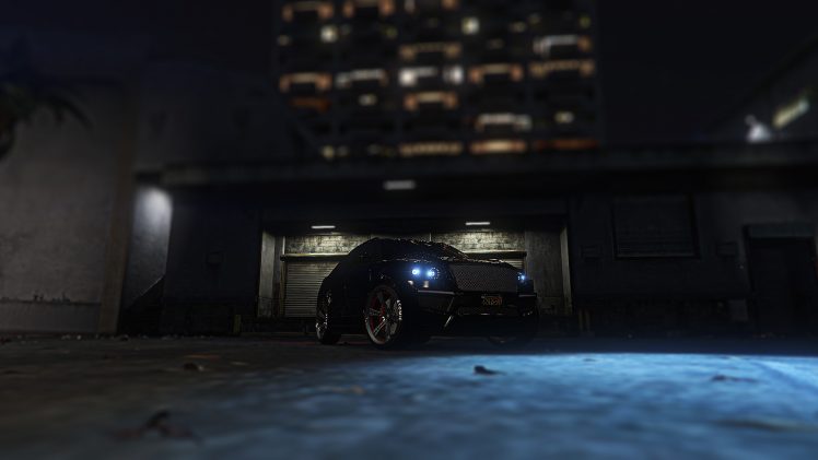 Grand Theft Auto V, SUV, Blurred, LED headlight HD Wallpaper Desktop Background