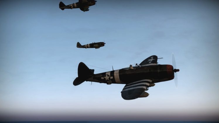 War Thunder, P 47 Thunderbolt, Formation HD Wallpaper Desktop Background