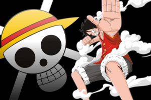 One Piece, Monkey D. Luffy, Anime, Jolly Roger