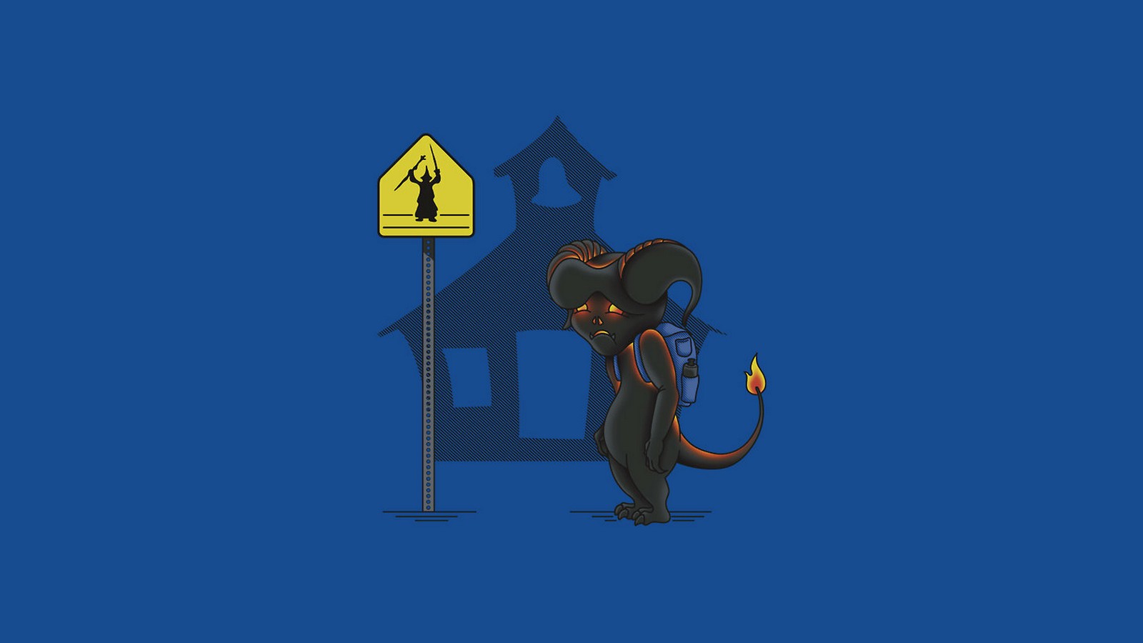 Balrog, Chibi, The Lord of the Rings Wallpaper