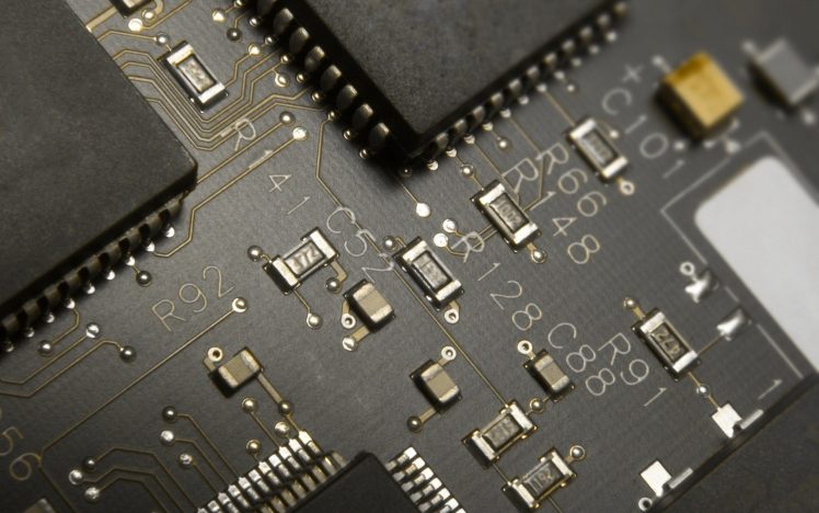 chips, PCB, Transistors, Resistor HD Wallpaper Desktop Background