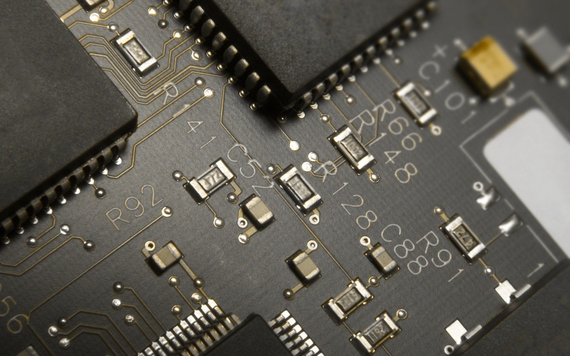 chips, PCB, Transistors, Resistor Wallpapers HD / Desktop and Mobile Backgr...