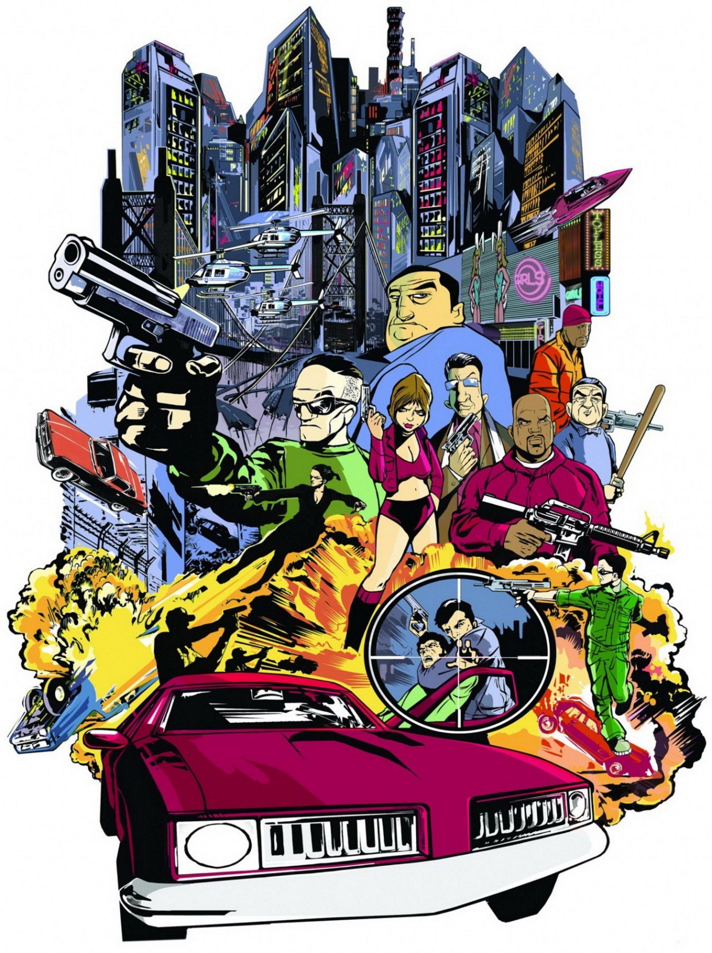 Grand Theft Auto, GTA III, Liberty City Wallpaper