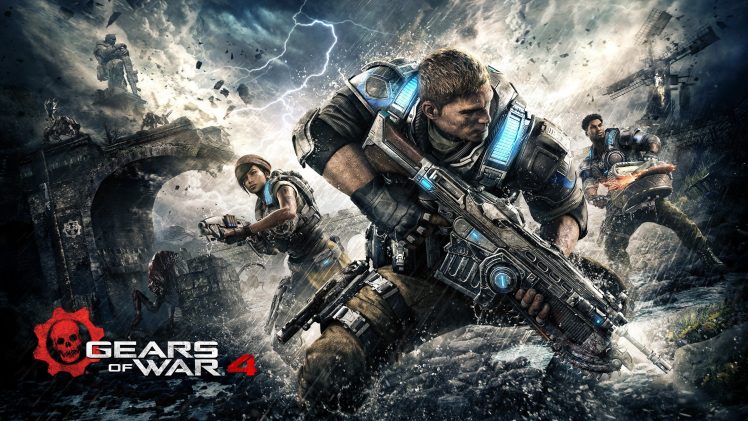 Gears of War 4, Xbox One, Video games HD Wallpaper Desktop Background