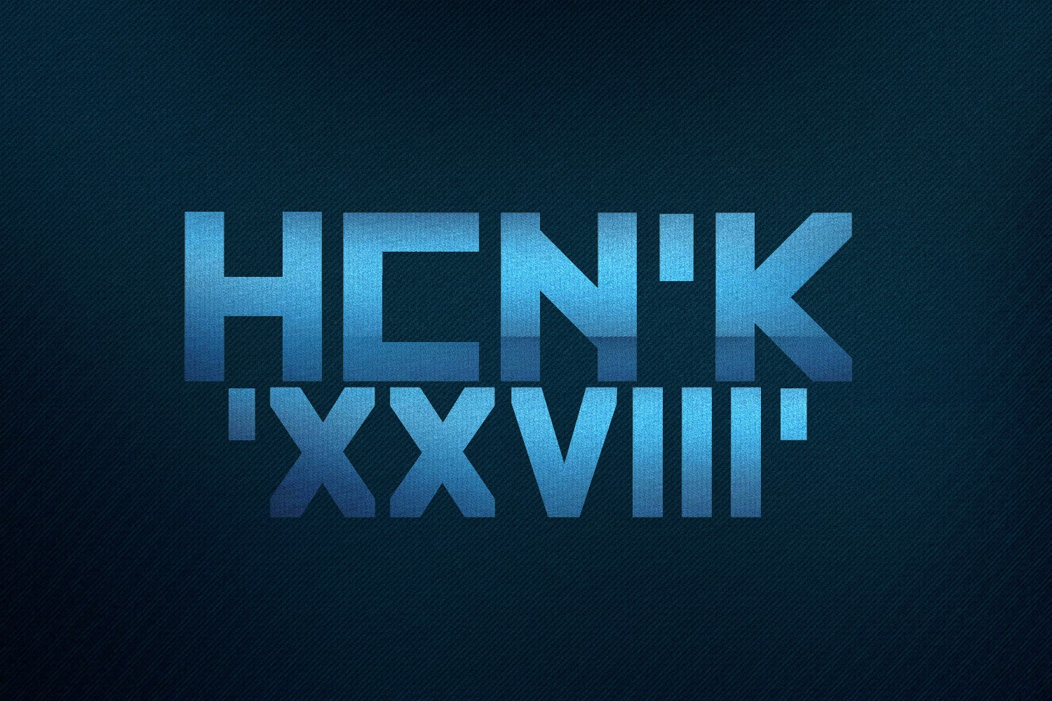 Counter Strike: Global Offensive, CS:GO Team, Video games, Spes salutis, HCNK CS:GO, Blue, Typography, Blue background, Simple background Wallpaper