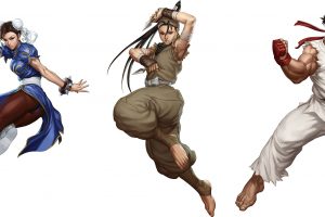 Chun Li, Street Fighter, Video games, Ryu, Collage