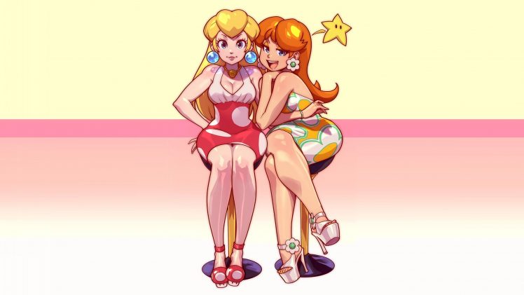 Princess Peach, Daisy, Super Mario HD Wallpaper Desktop Background