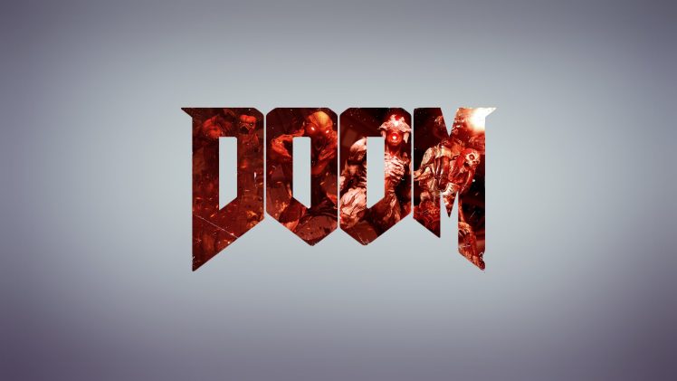 minimalism, Doom (game), Doom 2016, Video games HD Wallpaper Desktop Background