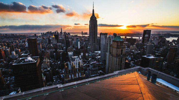 building, Photography, New York City, Rooftops, Skyscraper, USA HD Wallpaper Desktop Background