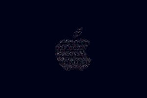 Apple Inc., Coding, Blue background