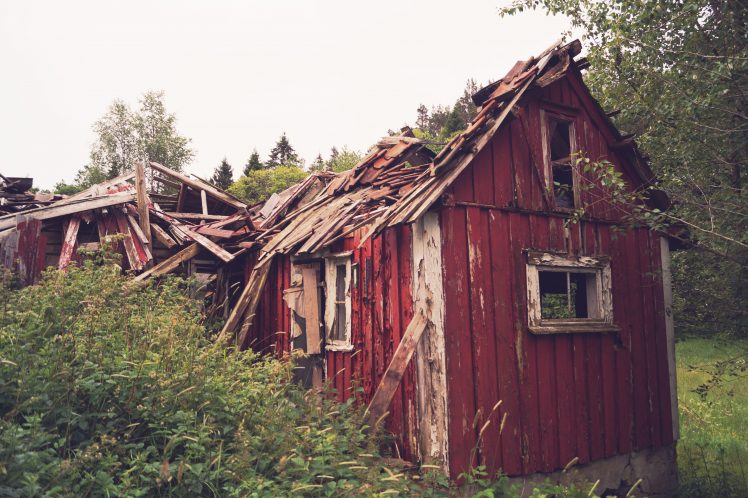 decay, Hut, Urban exploration, House, Wood, Destroyed, Ruin HD Wallpaper Desktop Background