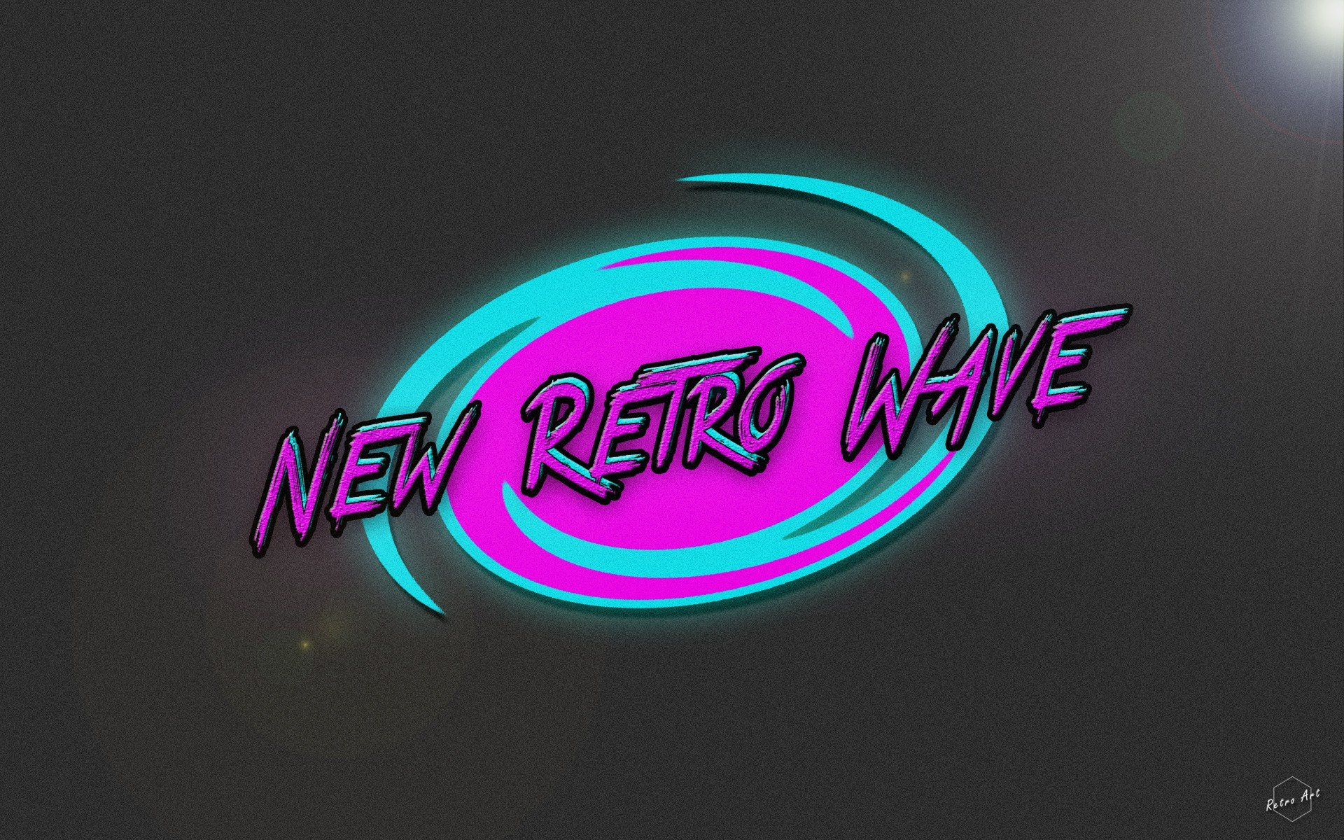 New Retro Wave, Synthwave, Neon, 1980s, Retro games, Vintage, Typography Wallpaper