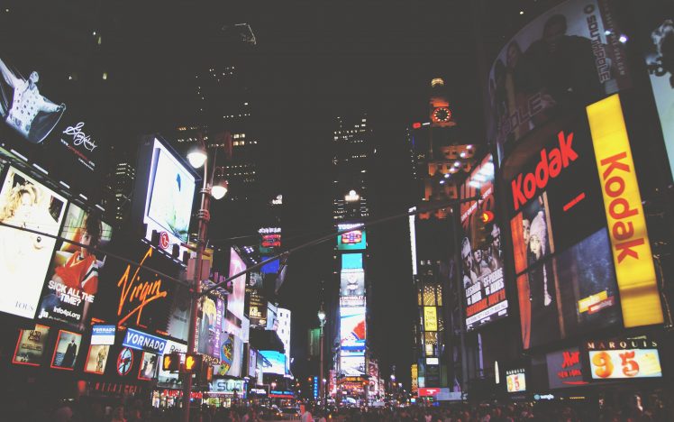 city, New York City, Time Square HD Wallpaper Desktop Background
