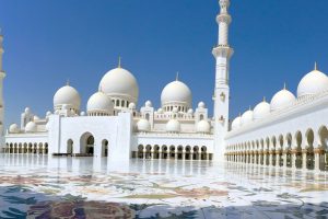 Abu Dhabi, Islamic architecture, Architecture, Sunlight, Arch, Marble, Mosque