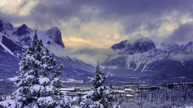 Canada, Mountains, Banff National Park HD Wallpaper Desktop Background