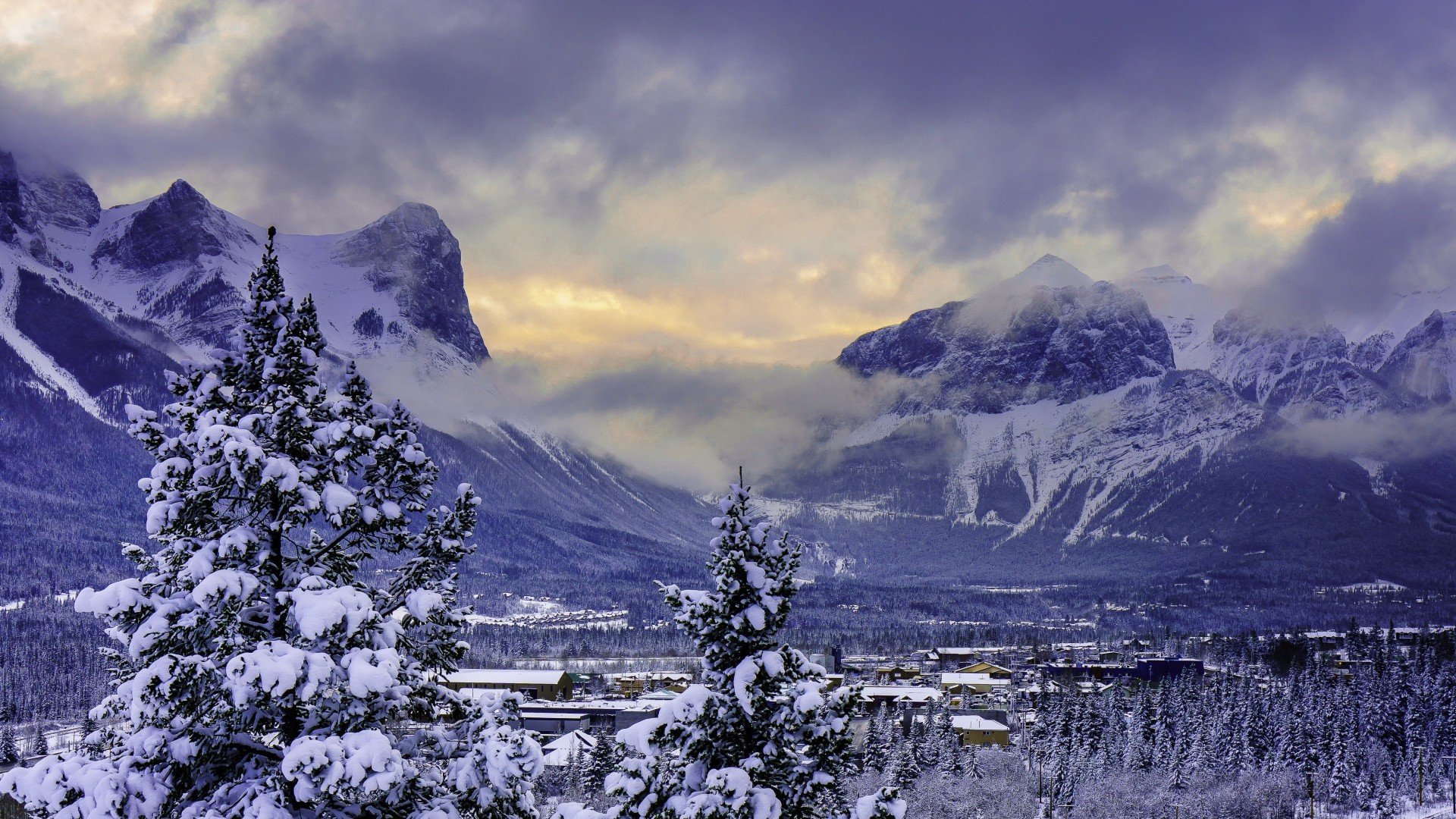 Canada, Mountains, Banff National Park Wallpaper