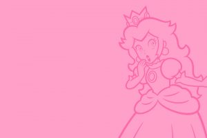 Princess Peach, Video games, Super Mario, Nintendo, Minimalism
